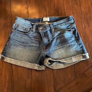 J crew denim shorts sz 27